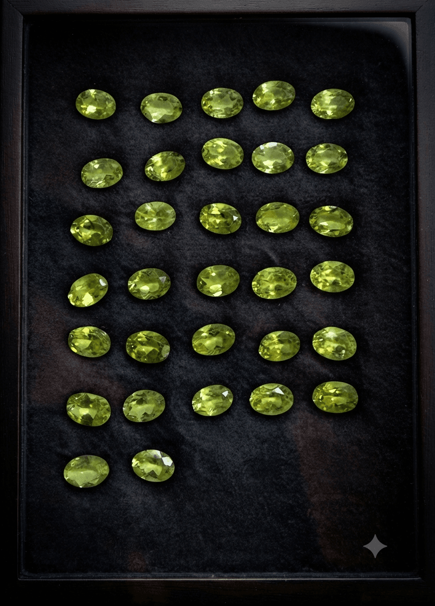 Calibered Peridot Lot