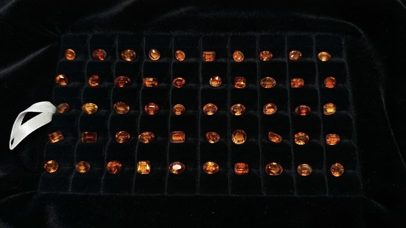Natural Hessonite Garnet