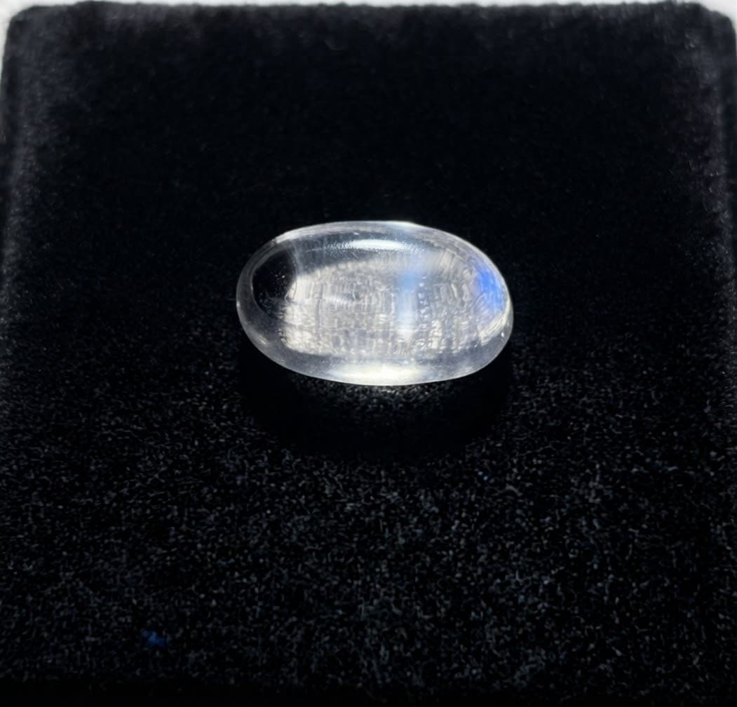 Blue Sheen Transparent Moonstone